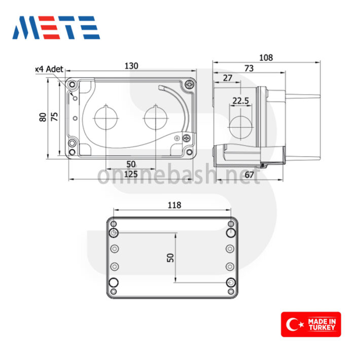 جعبه شاسی آلومینیوم قاب دار ۲ تایی مته انرژی