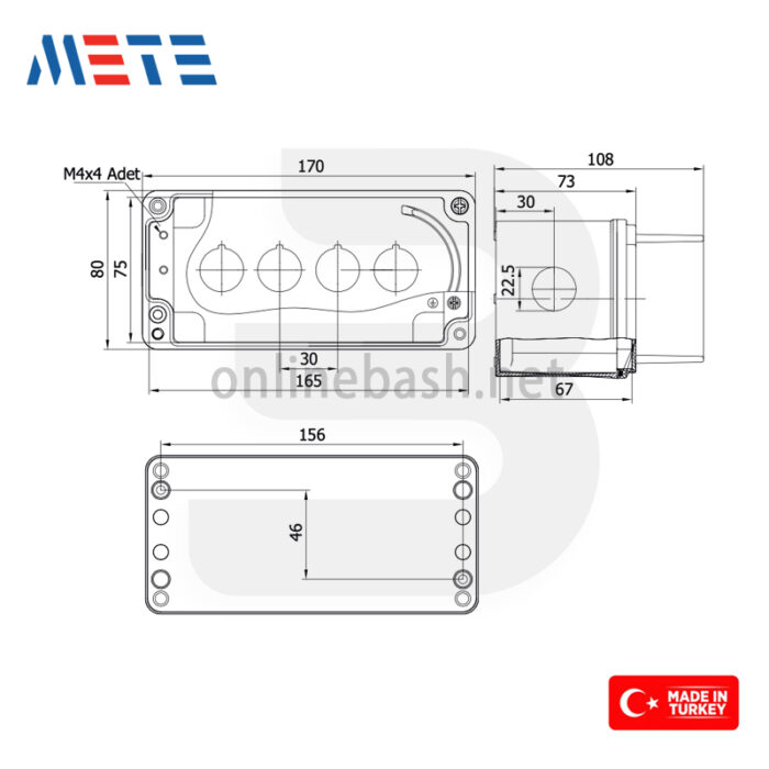 جعبه شاسی آلومینیوم قاب دار ۴ تایی مته انرژی