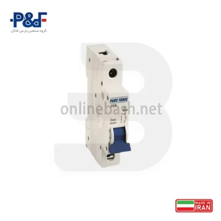 کلید مینیاتوری 1 پل پارس فانال با قدرت قطع 10KA