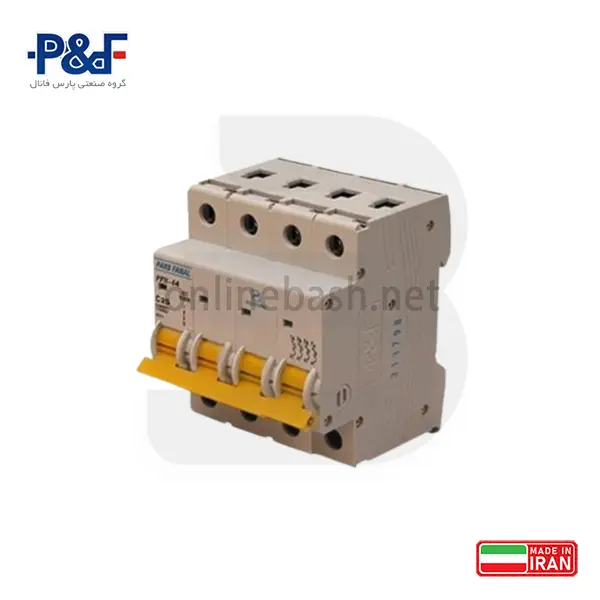 PFN(6KA)-4P کلید مینیاتوری 4 پل پارس فانال با قدرت قطع 6KA