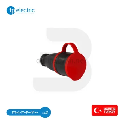 مادگی گلابی ارت‌دار 16 آمپر TP Electric