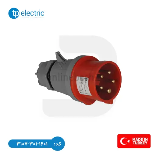 Plug 3107-301-1601 نری قدرت 5/32/44 TP Electric
