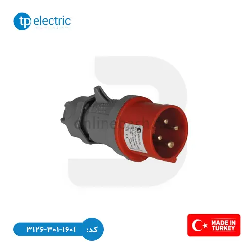 Plug 3126-301-1601 نری قدرت 4/32/44 TP Electric