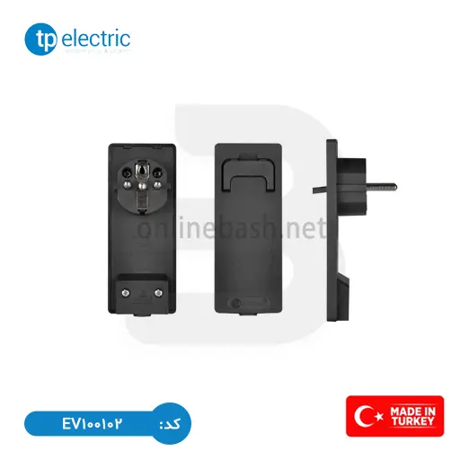 دوشاخه_تخت_کتابی_مشکی_مناسب_برای_فضای_کم_ دوشاخه تخت کتابی مشکی (مناسب برای فضای کم)