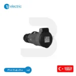 مادگی گلابی 16 آمپر با گلند TP Electric رنگ طوسی